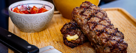 Feta-Stuffed Beef Patties - Juicy, Cheesy & Grilled to Perfection