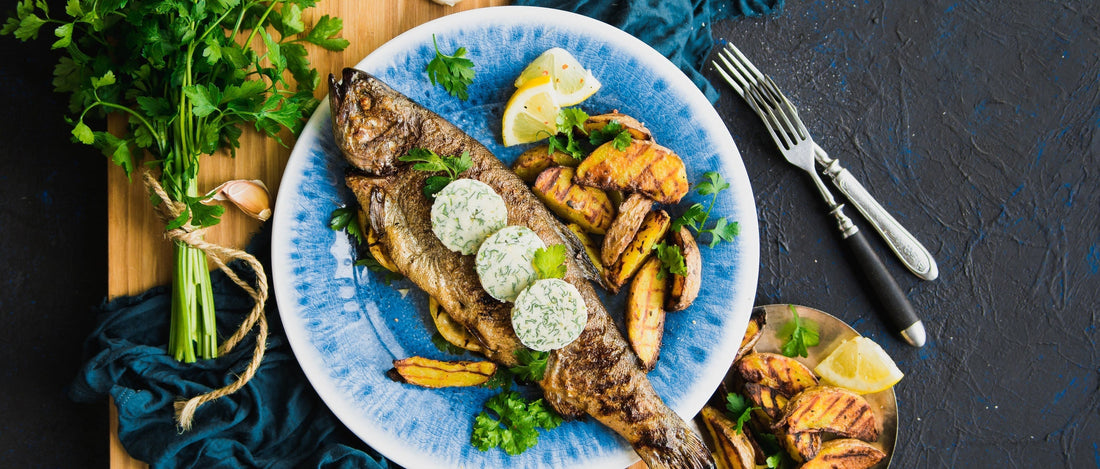 Trout with Garlic Butter and Parsley