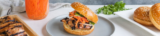 Cha Siu Grilled Chicken Sandwich | BBQ recipe