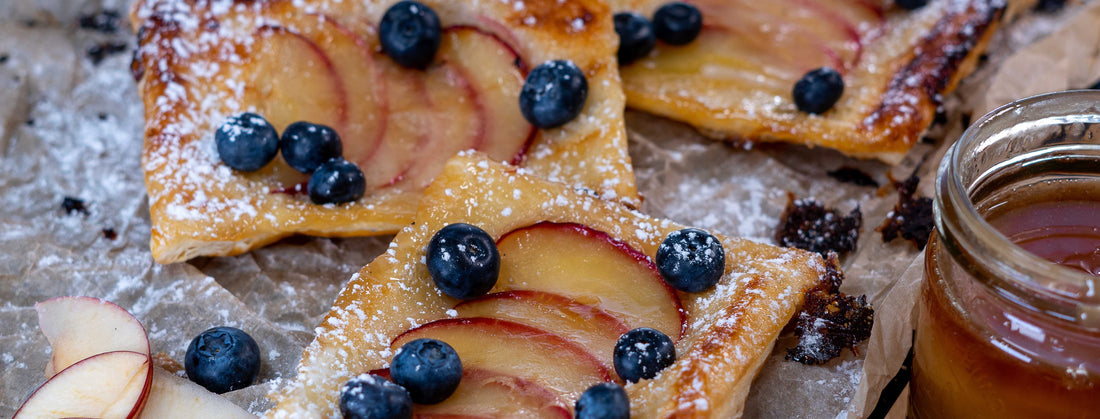 Puffy Pastry Fruit Tarts