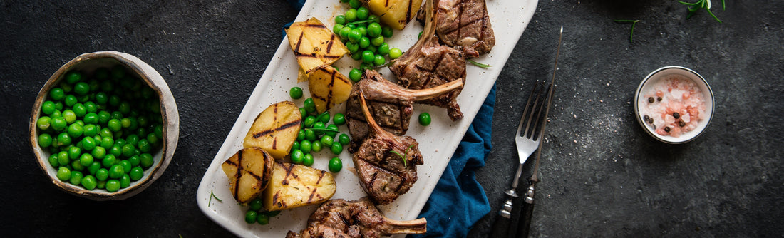 Grilled Lamb Chops with Rosemary and Garlic