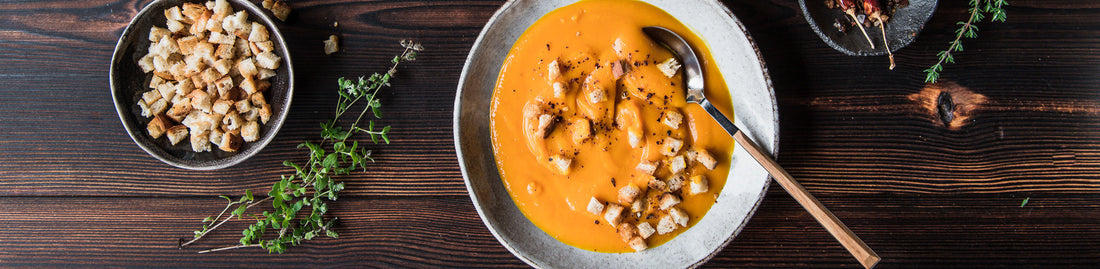 Creamy Grilled Pumpkin Soup