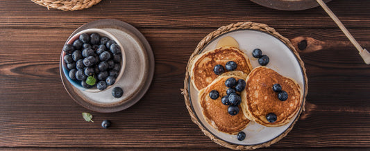 Fluffy American Pancakes on the Grill