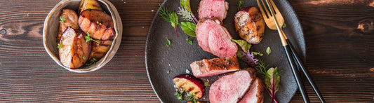 Grilled Duck Breast with Smoky Plums (Crispy Skin BBQ Recipe)