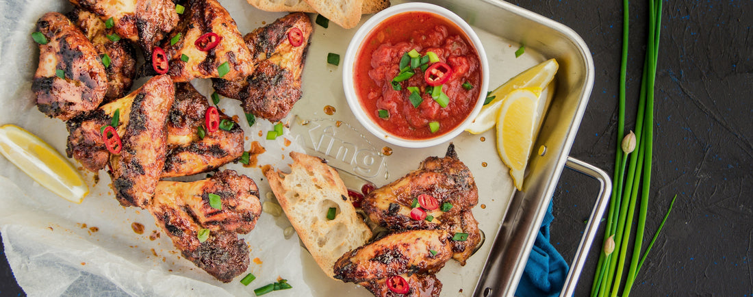 Spicy Honey Chicken Wings
