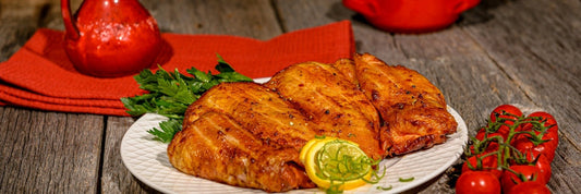 Smoked flattened chicken