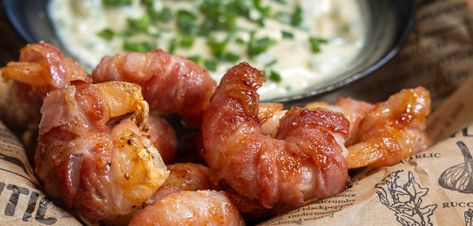 Spicy Bacon-Wrapped Shrimp