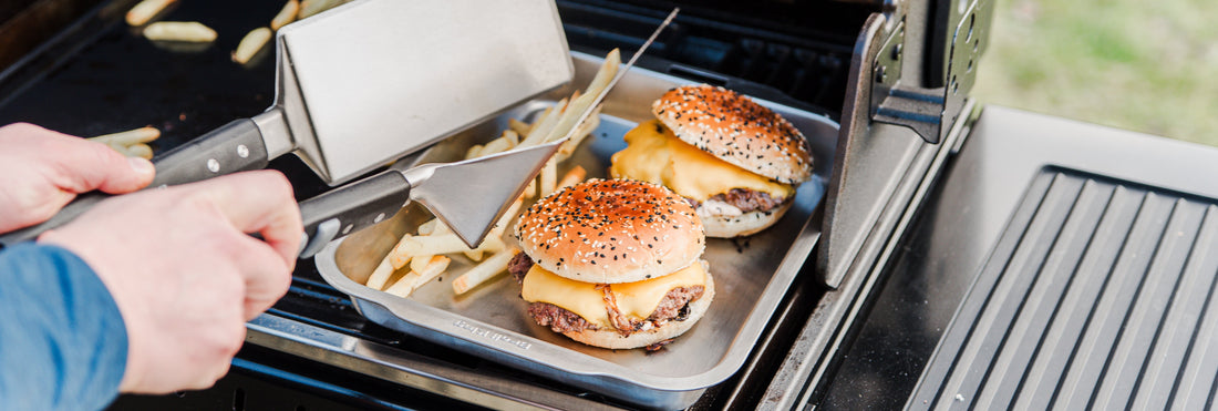 Broil King Smash Burgers with Crispy Fries
