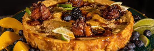 Smoked Maple Pecan Cheesecake