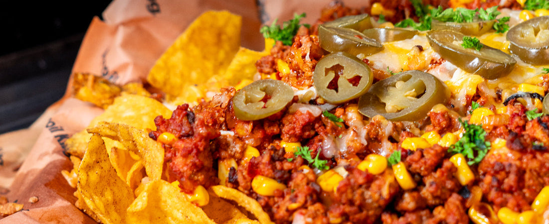 Ultimate Loaded Nachos Recipe with Ground Beef, Cheese & Jalapeños