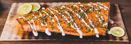 Cedar Plank Tom Yum Salmon