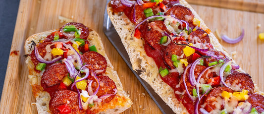 Cheesy Chorizo Baguette