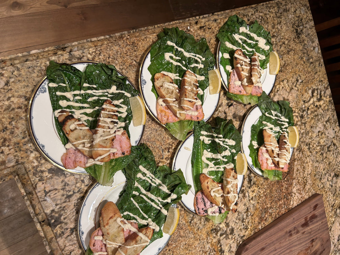 Grilled Caesar Salad