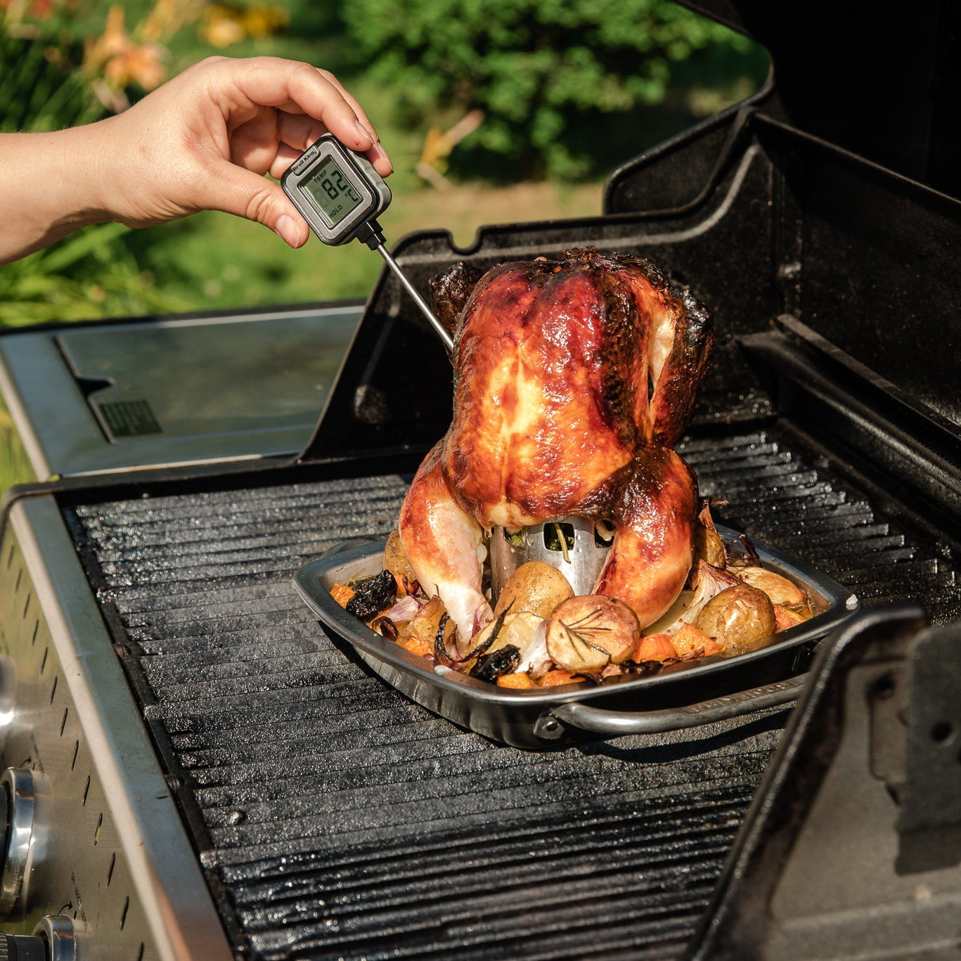 Premium Chicken Roaster with Pan