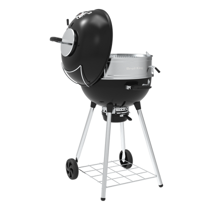 Crown Charcoal Kettle Grill – Stainless Steel Culinary Ring