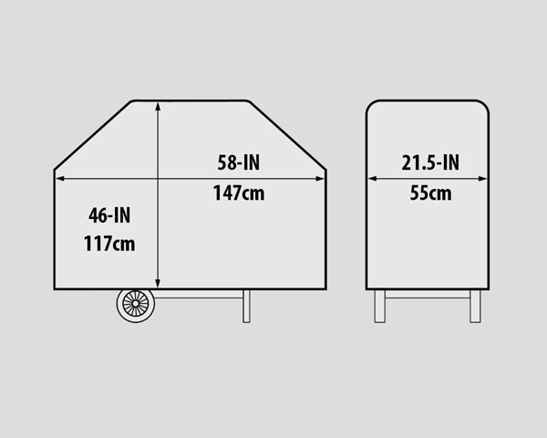 147 cm Premium PVC Polyester Cover