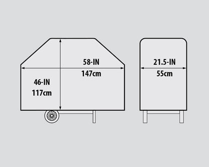 147 cm Premium PVC Polyester Cover